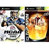 XBX: NCAA FOOTBALL 2005 / TOP SPIN (COMPLETE)